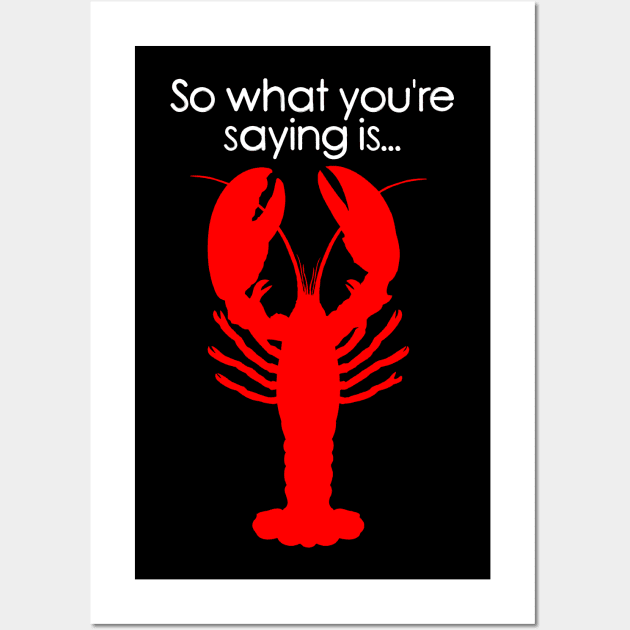 Lobsters Wall Art by Cultural Barbwire